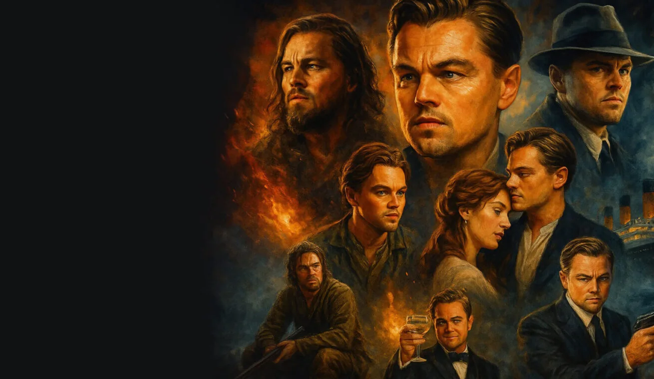 Коллаж с актером Леонардо ДиКаприо